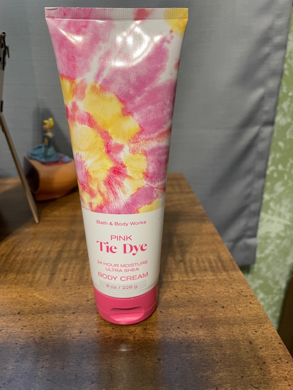 Bath & Body Works Pink & Yellow Tie Dye Body Cream